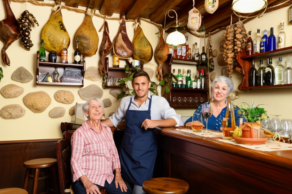 Familia fundadora del Restaurante Coimbra
