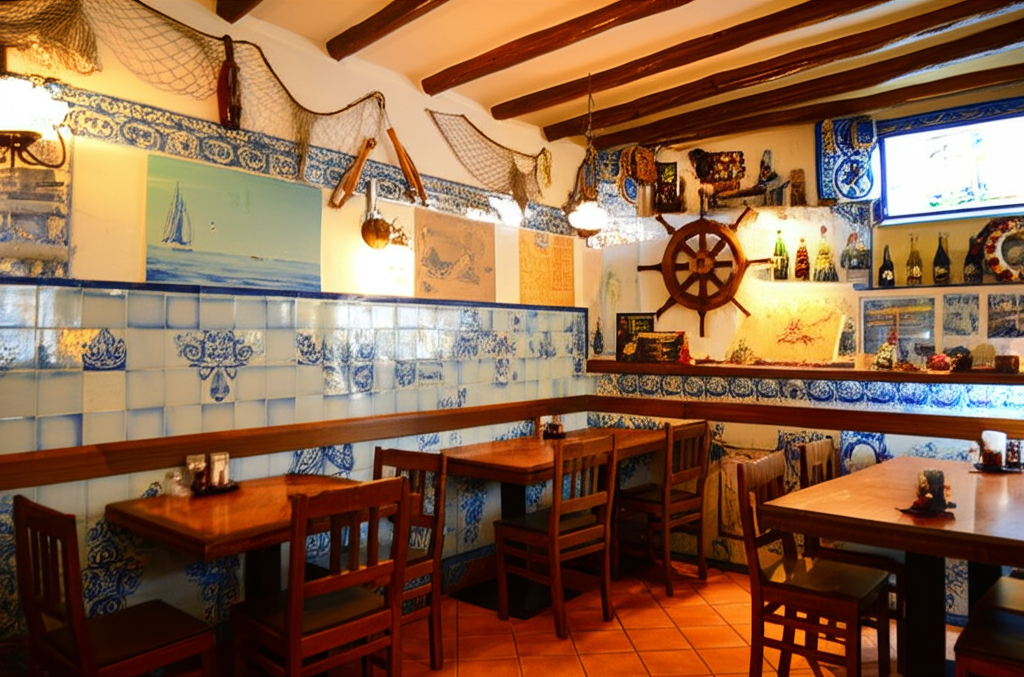 Interior del restaurante Coimbra